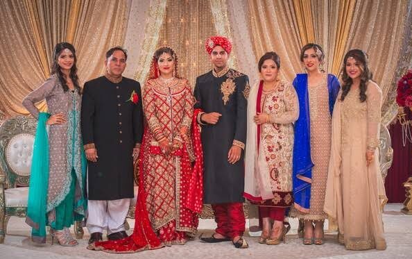 Asian Wedding Photography - Group Photo Session at an Asian Wedding